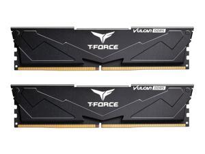Team T-Force Vulcan 32GB (2 x 16GB) 288-Pin PC RAM DDR5 5200 (PC5 41600) Desktop Memory Model FLBD532G5200HC40CDC01