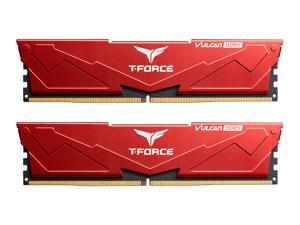 Team T-Force Vulcan 32GB (2 x 16GB) 288-Pin PC RAM DDR5 5600 (PC5 44800) Desktop Memory Model FLRD532G5600HC32DC01