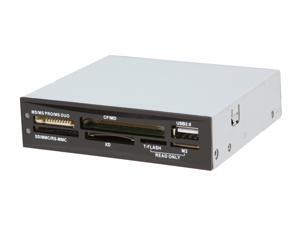 LOGISYS FP528BK USB 2.0 3.5" Support CF, T-Flash, MS Micro, MMC. All-in-one Internal Card Reader LOGISYS FP528BK USB 2.0 3.5" Support CF, T-Flash, MS Micro, MMC. All-in-one Internal Card Reader