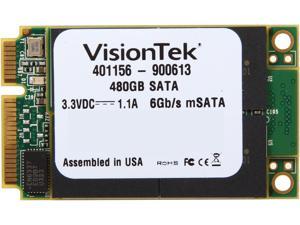 VisionTek 900613 mSATA 480GB SATA III Internal Solid State Drive (SSD)