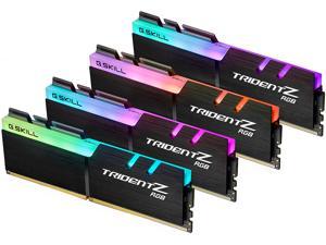 G.SKILL TridentZ RGB Series 128GB (4 x 32GB) 288-Pin PC RAM DDR4 3200 (PC4 25600) Desktop Memory Model F4-3200C14Q-128GTZR