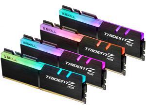 G.SKILL TridentZ RGB Series 64GB (4 x 16GB) DDR4 3600 (PC4 28800) Desktop Memory Model F4-3600C14Q-64GTZR