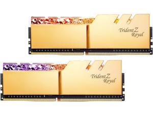G.SKILL Trident Z Royal Series 64GB (2 x 32GB) 288-Pin DDR4 SDRAM DDR4 2666 (PC4 21300) Intel XMP 2.0 Desktop Memory Model F4-2666C19D-64GTRG G.SKILL Trident Z Royal Series 64GB (2 x 32GB) 288-Pin DDR4 SDRAM DDR4 2666 (PC4 21300) Intel XMP 2.0 Desktop Memory Model F4-2666C19D-64GTRG