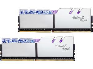 G.SKILL Trident Z Royal Series 64GB (2 x 32GB) 288-Pin DDR4 SDRAM DDR4 2666 (PC4 21300) Intel XMP 2.0 Desktop Memory Model F4-2666C19D-64GTRS G.SKILL Trident Z Royal Series 64GB (2 x 32GB) 288-Pin DDR4 SDRAM DDR4 2666 (PC4 21300) Intel XMP 2.0 Desktop Memory Model F4-2666C19D-64GTRS