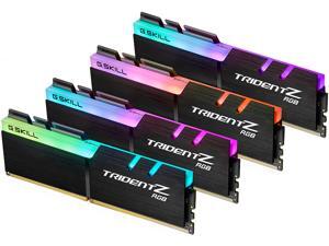 G.SKILL TridentZ RGB Series 128GB (4 x 32GB) 288-Pin DDR4 SDRAM DDR4 2666 (PC4 21300) Desktop Memory Model F4-2666C19Q-128GTZR G.SKILL TridentZ RGB Series 128GB (4 x 32GB) 288-Pin DDR4 SDRAM DDR4 2666 (PC4 21300) Desktop Memory Model F4-2666C19Q-128GTZR