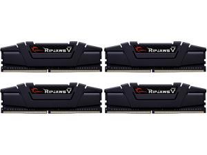 G.SKILL Ripjaws V Series 128GB (4 x 32GB) 288-Pin DDR4 SDRAM DDR4 2666 (PC4 21300) Desktop Memory Model F4-2666C19Q-128GVK G.SKILL Ripjaws V Series 128GB (4 x 32GB) 288-Pin DDR4 SDRAM DDR4 2666 (PC4 21300) Desktop Memory Model F4-2666C19Q-128GVK