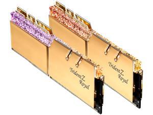 G.SKILL Trident Z Royal Series 64GB (2 x 32GB) 288-Pin PC RAM DDR4 4400 (PC4 35200) Desktop Memory Model F4-4400C19D-64GTRG