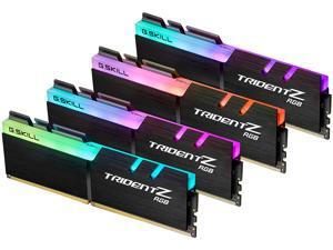 G.SKILL TridentZ RGB Series 32GB (4 x 8GB) 288-Pin PC RAM DDR4 3600 (PC4 28800) Desktop Memory Model F4-3600C14Q-32GTZRA