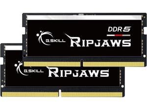 G.SKILL Ripjaws Series 32GB (2 x 16GB) 262-Pin DDR5 SO-DIMM DDR5 4800 (PC4 38400) Laptop Memory Model F5-4800S3434A16GX2-RS