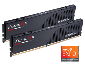 G.SKILL Flare X5 series AMD EXPO 32GB (2 x 16GB) 288-Pin PC RAM DDR5 5600 (PC5 44800) desktop memory Model F5-5600J3036D16GX2-FX5