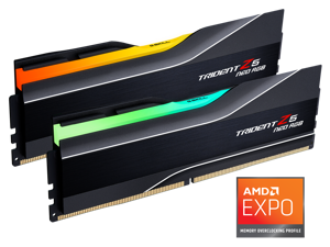 GSKILL Trident Z5 Neo RGB Series AMD EXPO 32GB 2 x 16GB 288Pin PC RAM DDR5 6000 PC5 48000 Desktop Memory Model F56000J3238F16GX2TZ5NR