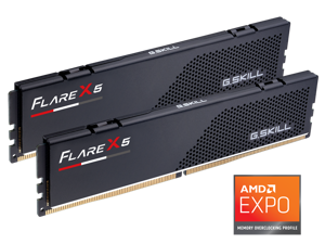 G.SKILL Flare X5 64GB (2 x 32GB) 288-Pin PC RAM DDR5 5600 (PC5 44800) Desktop Memory Model F5-5600J3636D32GX2-FX5