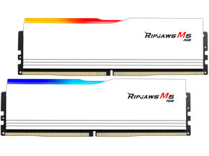 G.SKILL Ripjaws M5 RGB Series 64GB (2 x 32GB) 288-Pin PC RAM DDR5 6000 (PC5 48000) Desktop Memory Model F5-6000J3040G32GX2-RM5RW