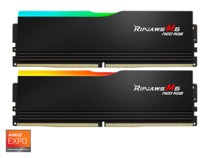 G.SKILL Ripjaws M5 Neo RGB Series 96GB (2 x 48GB) 288-Pin PC RAM DDR5 6000 (PC5 48000) Desktop Memory