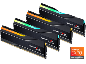 G.SKILL Trident Z5 Neo RGB Series 256GB (4 x 64GB) 288-Pin PC RAM DDR5 6000 (PC5 48000) Desktop Memory Model F5-6000J3644D64GX4-TZ5NR