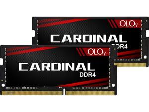 OLOy 64GB (2 x 32GB) 260-Pin DDR4 SO-DIMM DDR4 2666 (PC4 21300) Laptop Memory Model MD4S322619MZDC