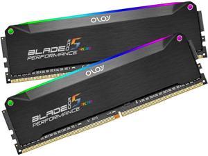 OLOy Blade RGB (OLOY) 32GB (2 x 16GB) 288-Pin PC RAM DDR5 6400 (PC5 51200) Desktop Memory Model ND5U1656402BRKDE