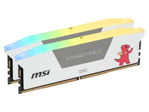 CORSAIR Vengeance RGB 32GB (2 x 16GB) 288-Pin PC RAM DDR5 6000 (PC5 48000) Custom Lab Lucky White Desktop Memory Model CMH32GX5M2N6000Z36-MSI