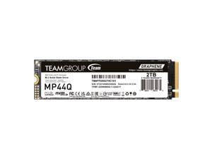 TEAMGROUP MP44Q 2TB PCIe Gen4 x4 M.2 2280 SSD Laptop & Desktop & NUC & NAS compatible, Speed up to 7400MB/s (TM8FFD002T0C101)