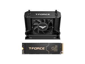 Team Group T-FORCE GE PRO M.2 2280 4TB PCIe Gen 5.0x4 with NVMe 2.0 3D NAND Internal Solid State Drive (SSD) with AirFlow 1 TM8FG3004T0C133