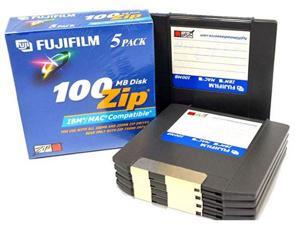 FUJIFILM 25275004 100MB 5 Packs 100 MB Zip Disk - 5 Packs