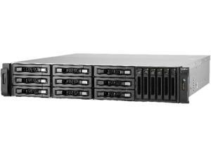 QNAP 15-bay 10GbE NAS and iSCS/I IP-SAN (3.5" x 9, 2.5" x 6). 2U, SAS 12G, SAS / SATA 6G, 4 x 1GbE, Build in 2 x 10GbE (SFP+), 40GbE-ready, Redundant PSU QNAP 15-bay 10GbE NAS and iSCS/I IP-SAN (3.5" x 9, 2.5" x 6). 2U, SAS 12G, SAS / SATA 6G, 4 x 1GbE, Build in 2 x 10GbE (SFP+), 40GbE-ready, Redundant PSU