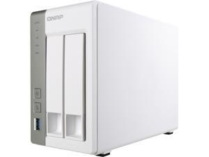 QNAP 2-bay Personal Cloud NAS w/ DLNA, ARM Cortex A15 1.7 GHz Dual Core, 1GB RAM