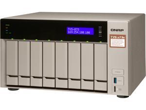 Qnap 8-bay NAS/iSCSI IP-SAN, AMD R series Quad-core 2.1GHz, 8GB RAM, 10G-ready (TVS-873e-8G-US) Qnap 8-bay NAS/iSCSI IP-SAN, AMD R series Quad-core 2.1GHz, 8GB RAM, 10G-ready (TVS-873e-8G-US)