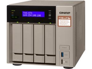 Qnap 4-bay NAS/iSCSI IP-SAN, AMD R series Quad-core 2.1GHz, 8GB RAM, 10G-ready (TVS-473e-8G-US) Qnap 4-bay NAS/iSCSI IP-SAN, AMD R series Quad-core 2.1GHz, 8GB RAM, 10G-ready (TVS-473e-8G-US)