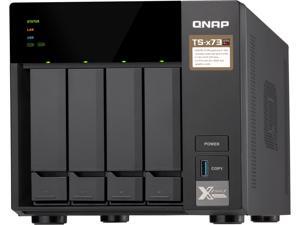 QNAP TS-473-4G-US 4-Bay NAS/iSCSI IP-SAN, AMD R Series Quad-core 2.1GHz, 4GB RAM, 10G-Ready QNAP TS-473-4G-US 4-Bay NAS/iSCSI IP-SAN, AMD R Series Quad-core 2.1GHz, 4GB RAM, 10G-Ready