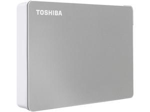 TOSHIBA 4TB Canvio Flex Portable External Hard Drive USB 3.0 Model HDTX140XSCCA Silver