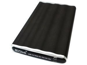 BUSlink 500GB Disk-On-The-Go External Slim Hard Drive USB 3.0 Model DL-500-U3 Black BUSlink 500GB Disk-On-The-Go External Slim Hard Drive USB 3.0 Model DL-500-U3 Black