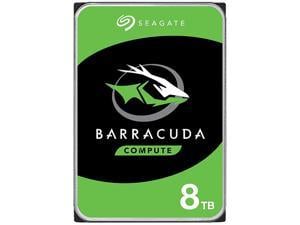 Seagate BarraCuda ST8000DM004 8TB 5400 RPM 256MB Cache SATA 6.0Gb/s 3.5" Internal Hard Drive Bare Drive - OEM