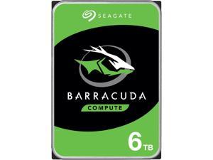 Seagate BarraCuda ST6000DM003 6TB 5400 RPM 256MB Cache SATA 6.0Gb/s 3.5" Internal Hard Drive Bare Drive - OEM