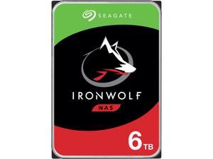Seagate IronWolf ST6000VN001 6TB 5400 RPM 256MB Cache SATA 6.0Gb/s 3.5" Internal Hard Drive Bare Drive Seagate IronWolf ST6000VN001 6TB 5400 RPM 256MB Cache SATA 6.0Gb/s 3.5" Internal Hard Drive Bare Drive