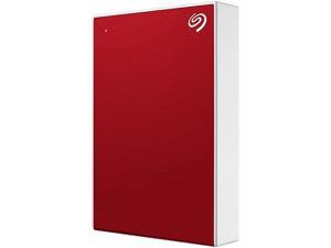Seagate 4TB One Touch Portable Hard Drive USB 3.2 Gen 1 (USB 3.0) Model STKC4000403 Red