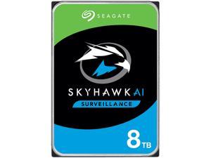 Seagate SkyHawk AI ST8000VE001 8TB 7200 RPM 256MB Cache SATA 6.0Gb/s 3.5" Internal Hard Drive Bare Drive