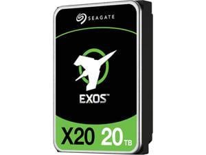 Seagate Exos X20 ST20000NM002D 20TB 7200 RPM 256MB Cache SAS 12Gb/s 3.5" Internal Hard Drive
