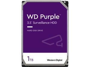 WD Purple 1TB Surveillance Hard Disk Drive - 5400 RPM Class SATA 6Gb/s 64MB Cache 3.5 Inch WD10PURZ - OEM