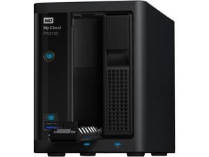 WD 20TB My Cloud PR2100 Pro Series w/ Transcoding, NAS - Quad-core Processor & 4GB RAM (WDBBCL0200JBK-NESN)