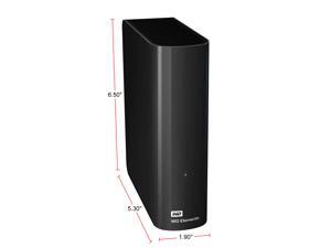 WD Elements 12TB USB 3.0 Desktop Hard Drive Black WDBWLG0120HBK-NESN WD Elements 12TB USB 3.0 Desktop Hard Drive Black WDBWLG0120HBK-NESN