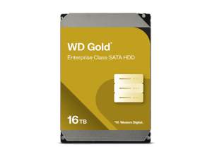 WD Gold 16TB Enterprise Class Hard Disk Drive - 7200 RPM Class SATA 6Gb/s 512MB Cache 3.5 Inch - NE-WD161KRYZ