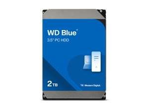 WD Blue 2TB Desktop Hard Disk Drive - 7200 RPM SATA 6Gb/s 256MB Cache 3.5 Inch - WD20EZBX