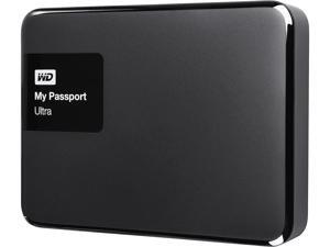 WD 4TB Black My Passport Ultra Portable External Hard Drive - USB 3.0 - WDBBKD0040BBK-NESN