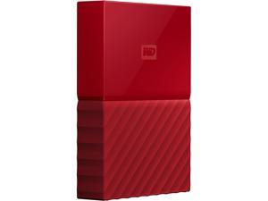 WD 2TB My Passport Portable Hard Drive USB 3.0 Model WDBYFT0020BRD-WESN Red