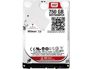 WD Red 750GB NAS Hard Disk Drive - 5400 RPM Class SATA 6Gb/s 16MB Cache 2.5 Inch - WD7500BFCX WD Red 750GB NAS Hard Disk Drive - 5400 RPM Class SATA 6Gb/s 16MB Cache 2.5 Inch - WD7500BFCX