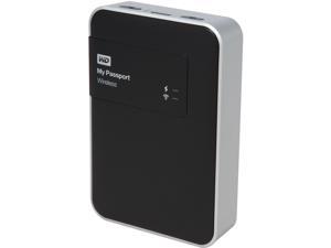WD 2TB My Passport Wireless Portable External Hard Drive - Wi-Fi USB 3.0 - WDBDAF0020BBK-NESN