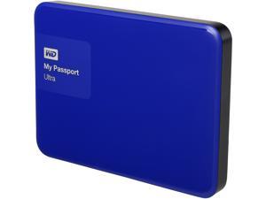 WD 500GB Blue My Passport Ultra Portable External Hard Drive - USB 3.0 - WDBWWM5000ABL-NESN