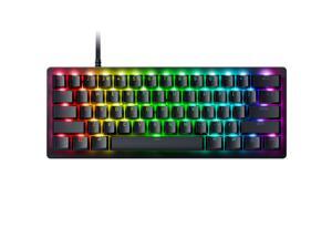 Razer Huntsman V3 Pro Mini 60% Esports Gaming Keyboard - Analog Optical Switches, Razer Snap Tap, Rapid Trigger, Adjustable Actuation, Dual-Purpose Mod Keys, Doubleshot PBT Keycaps - Black