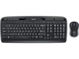 Logitech MK320 2.4 GHz Wireless Keyboard and Mouse Combo - Black